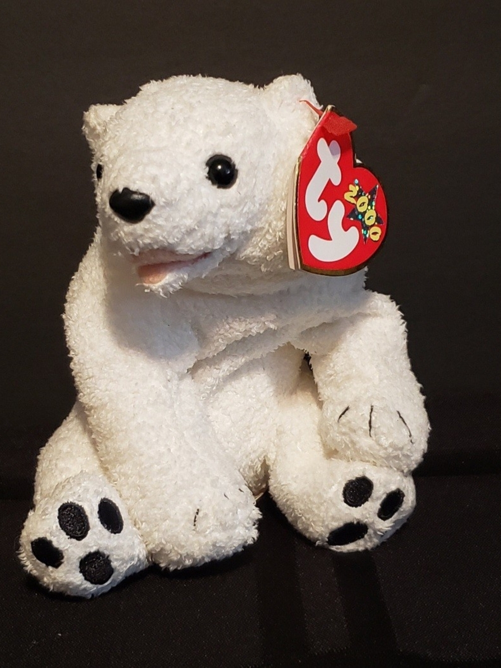 Vintage Beanie Baby Polar Bear 'Aurora' February 3, 2000